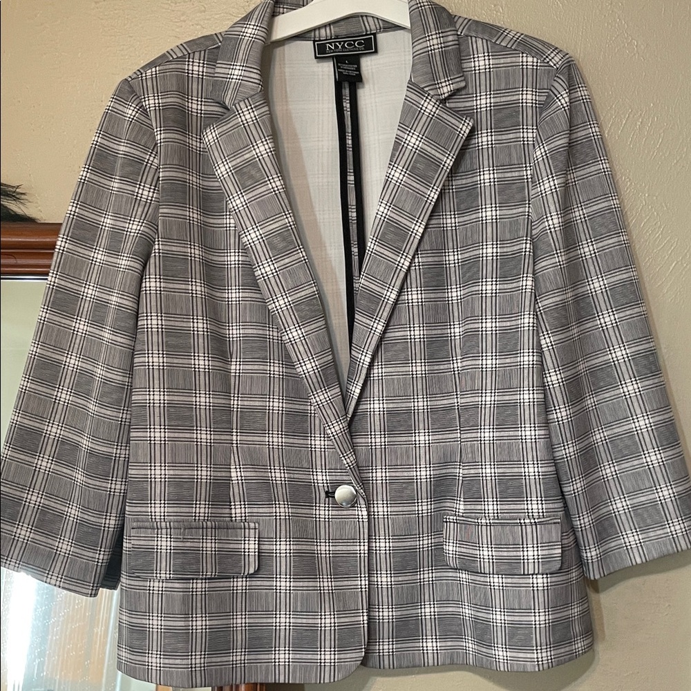 NYC Black and White Blazer